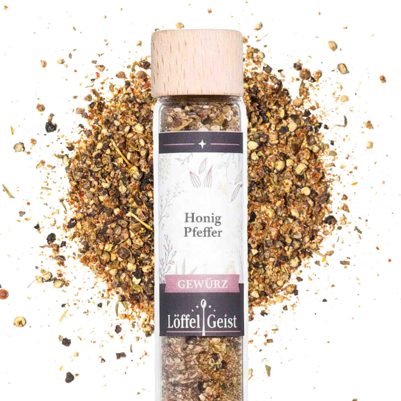 Honig Pfeffer im Reagenzglas